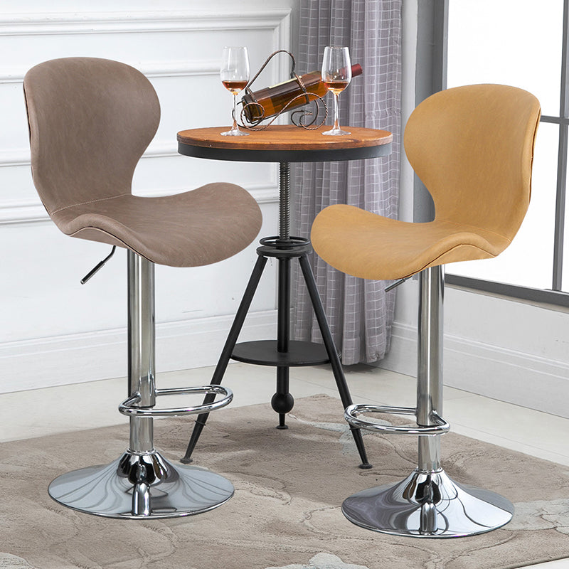 Nordic Indoor Barhocker, Metall, verstellbar, drehbar, hoher Hocker mit Polsterung