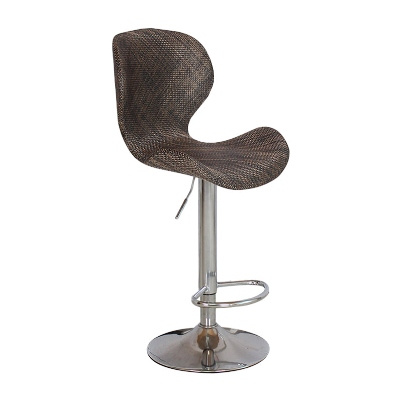 Nordic Indoor Barhocker, Metall, verstellbar, drehbar, hoher Hocker mit Polsterung