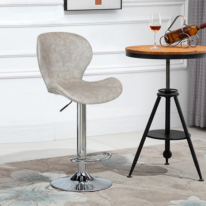 Nordic Indoor Barhocker, Metall, verstellbar, drehbar, hoher Hocker mit Polsterung