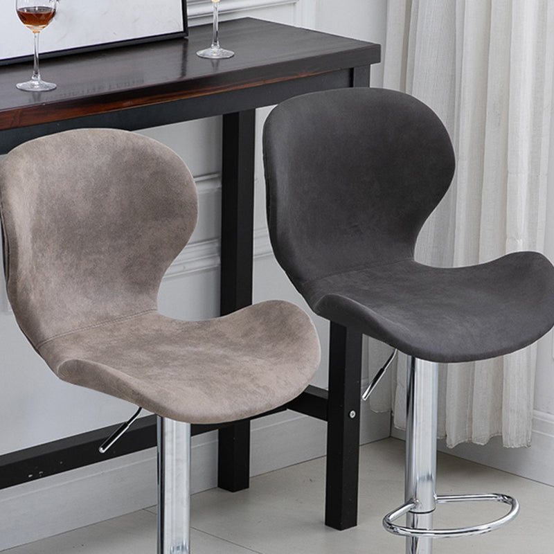 Nordic Indoor Barhocker, Metall, verstellbar, drehbar, hoher Hocker mit Polsterung