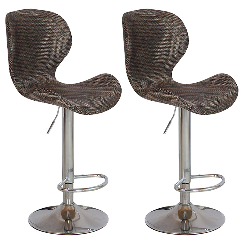 Nordic Indoor Barhocker, Metall, verstellbar, drehbar, hoher Hocker mit Polsterung