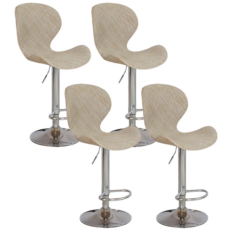 Nordic Indoor Barhocker, Metall, verstellbar, drehbar, hoher Hocker mit Polsterung