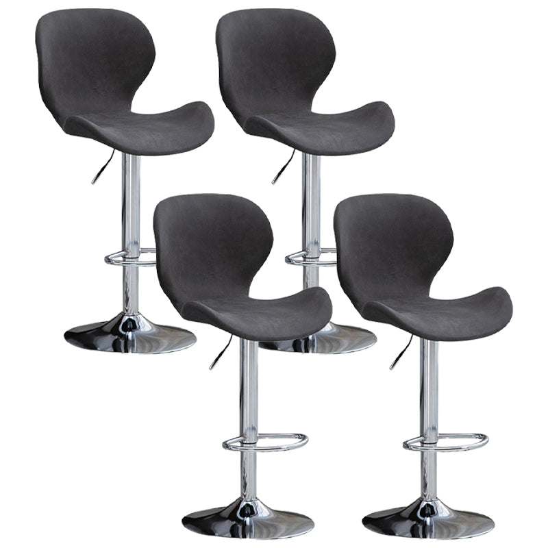 Nordic Indoor Barhocker, Metall, verstellbar, drehbar, hoher Hocker mit Polsterung