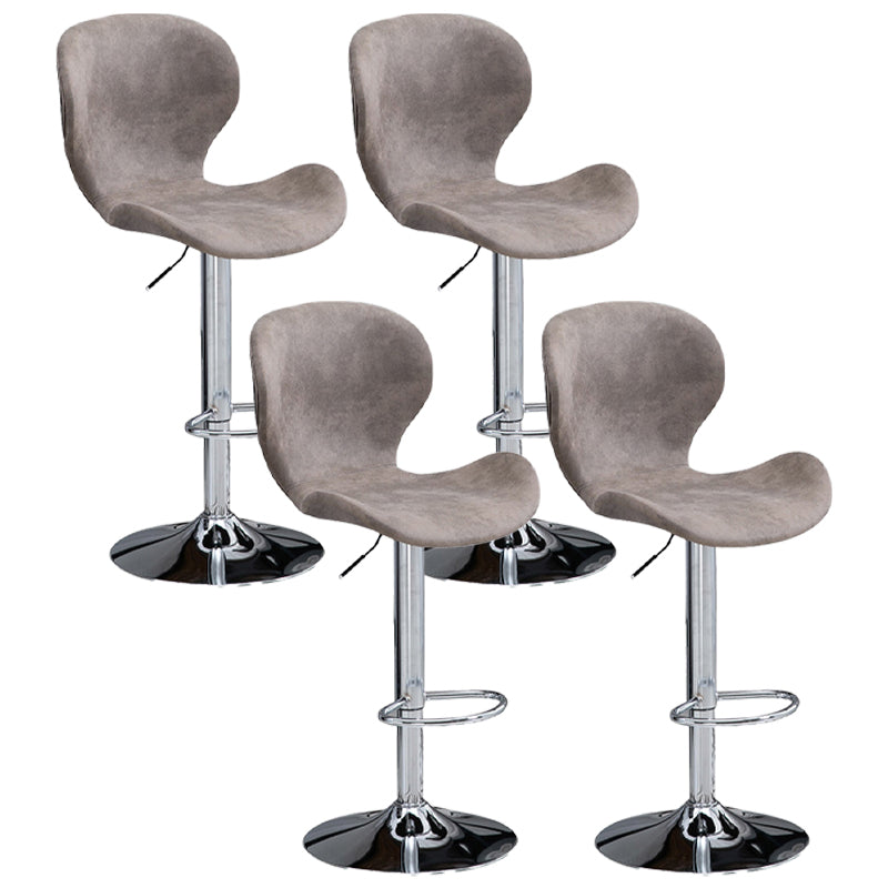 Nordic Indoor Barhocker, Metall, verstellbar, drehbar, hoher Hocker mit Polsterung