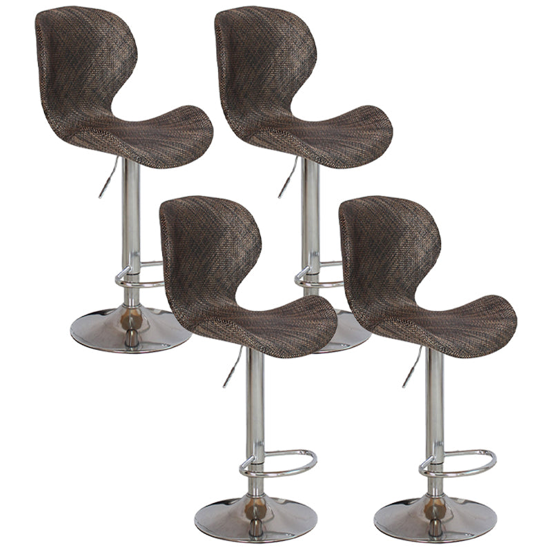 Nordic Indoor Barhocker, Metall, verstellbar, drehbar, hoher Hocker mit Polsterung