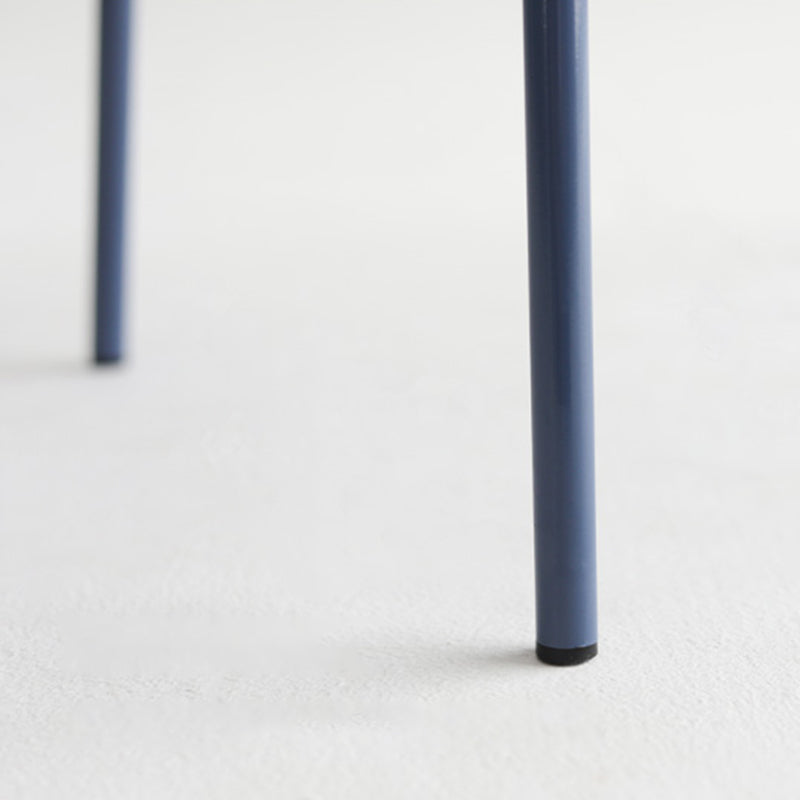 Chaises latérales de salle à manger industrielles à dossier ouvert, finition mate, sans bras