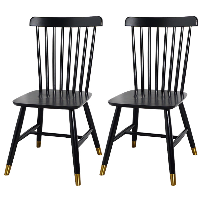 Silla auxiliar de madera contemporánea para restaurante Silla de comedor con respaldo Windsor