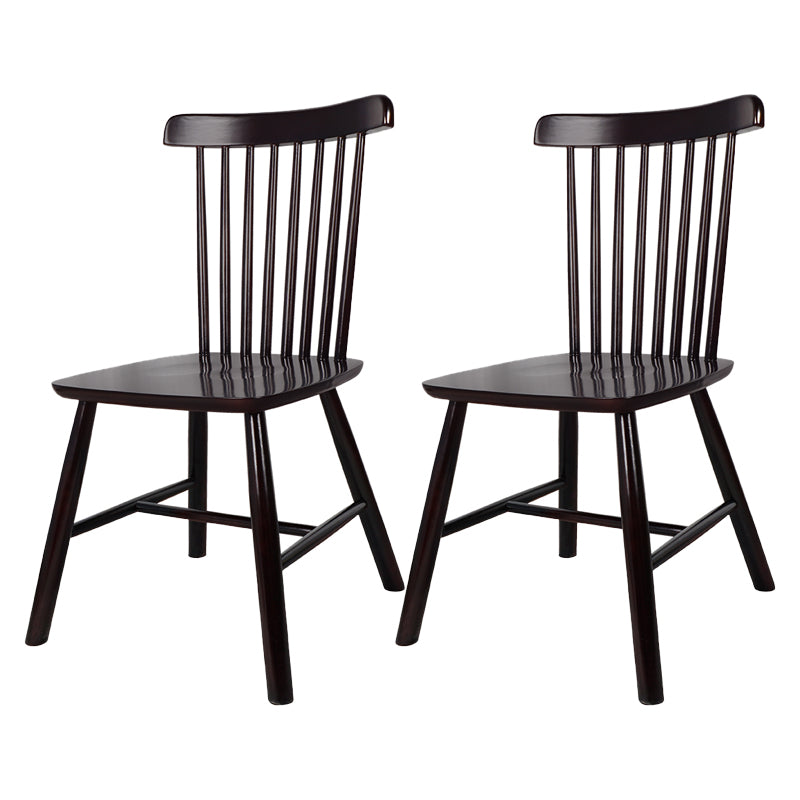 Chaise d'appoint de restaurant en bois contemporain, chaise de salle à manger à dossier Windsor