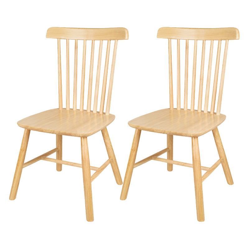 Chaise d'appoint de restaurant en bois contemporain, chaise de salle à manger à dossier Windsor