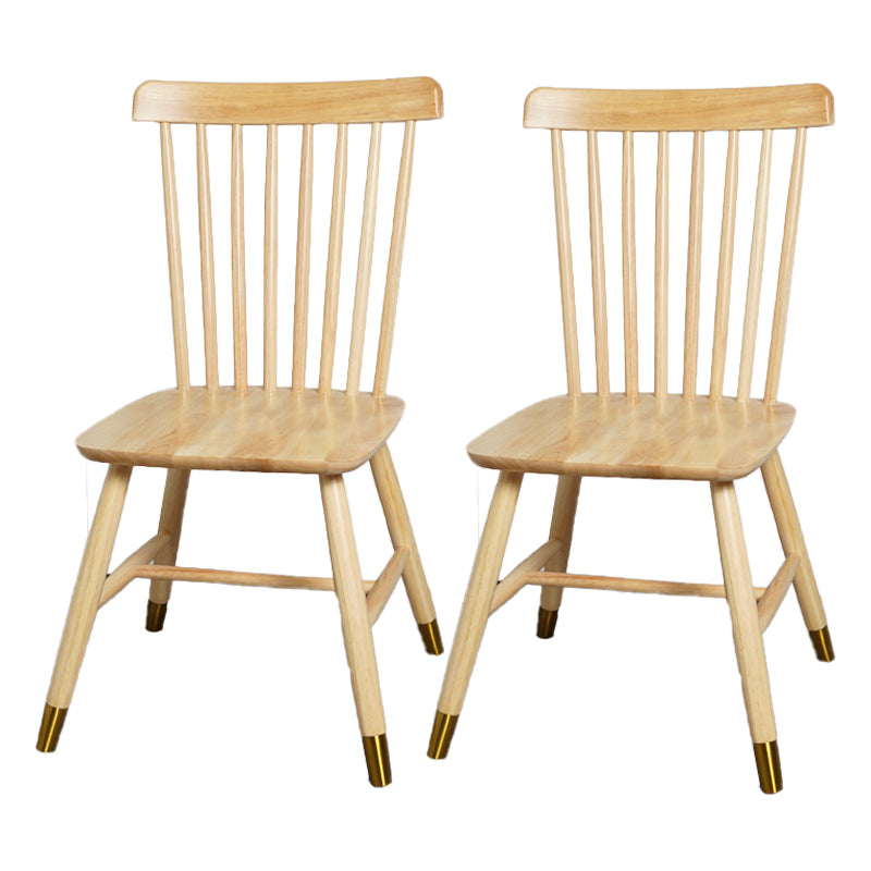 Silla auxiliar de madera contemporánea para restaurante Silla de comedor con respaldo Windsor