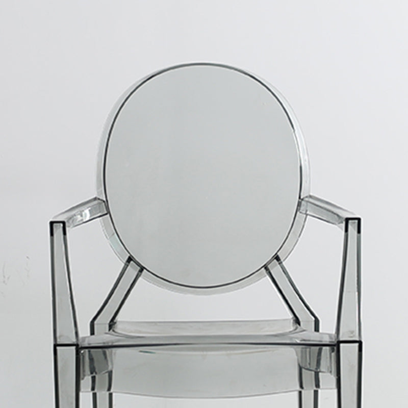Silla de comedor de plástico de estilo nórdico, sillón de comedor apilable para uso en restaurantes