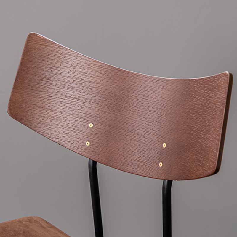 Sillas de comedor estilo moderno Silla auxiliar de cocina sin brazos con patas de metal