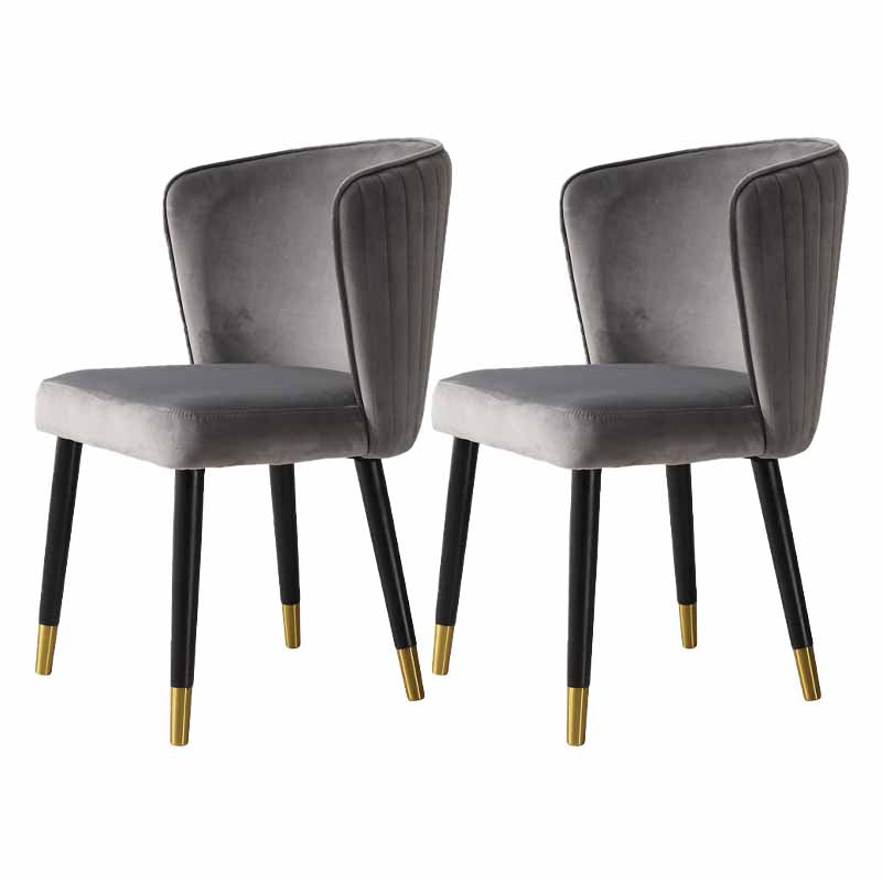 Chaise d'intérieur scandinave à oreilles, chaise de salle à manger rembourrée en bois