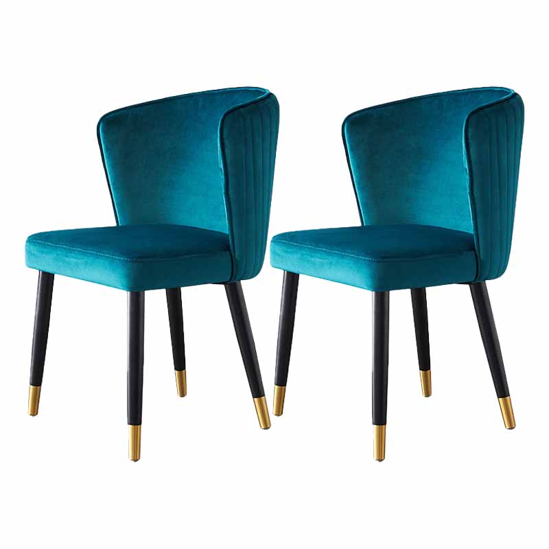 Chaise d'intérieur scandinave à oreilles, chaise de salle à manger rembourrée en bois