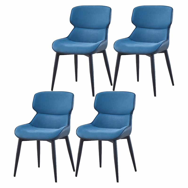 Silla de comedor de metal industrial Sillón de comedor de cuero sintético para uso en restaurantes