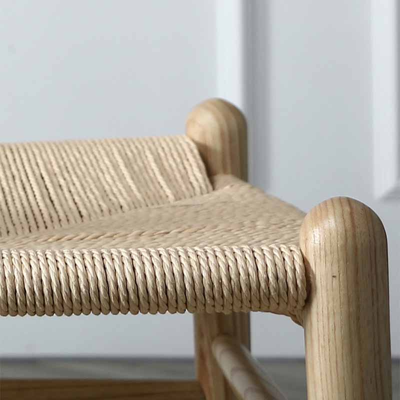 Silla de comedor de madera maciza natural contemporánea con brazo Wishbone para restaurante