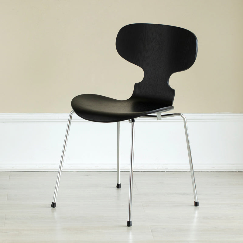 Chaise de salle à manger en métal de style industriel, chaises latérales sans bras pour salle à manger de cuisine