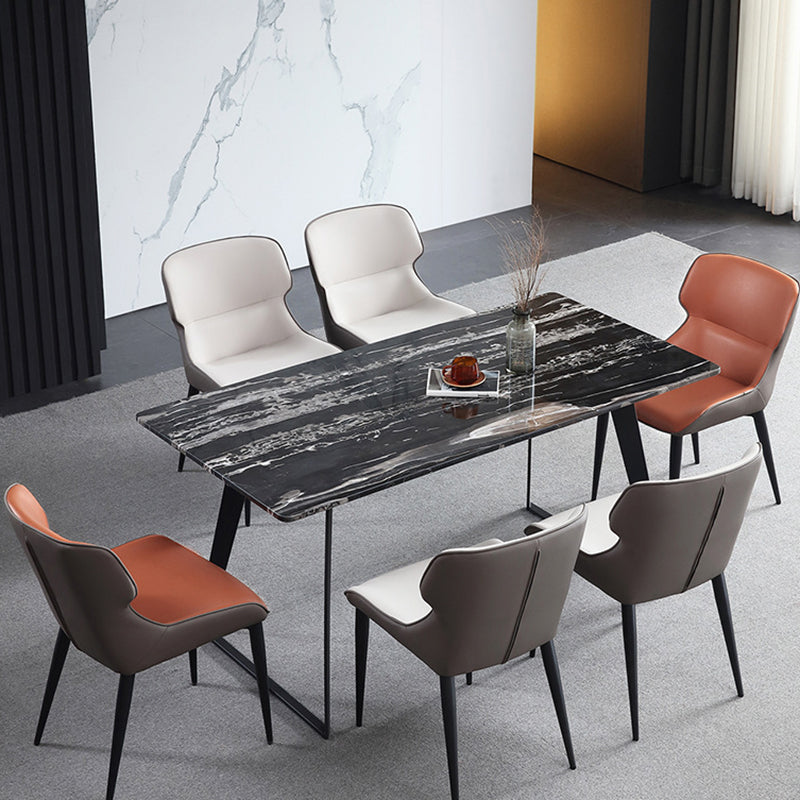 Silla tapizada con respaldo industrial interior del comedor del metal de la silla del brazo