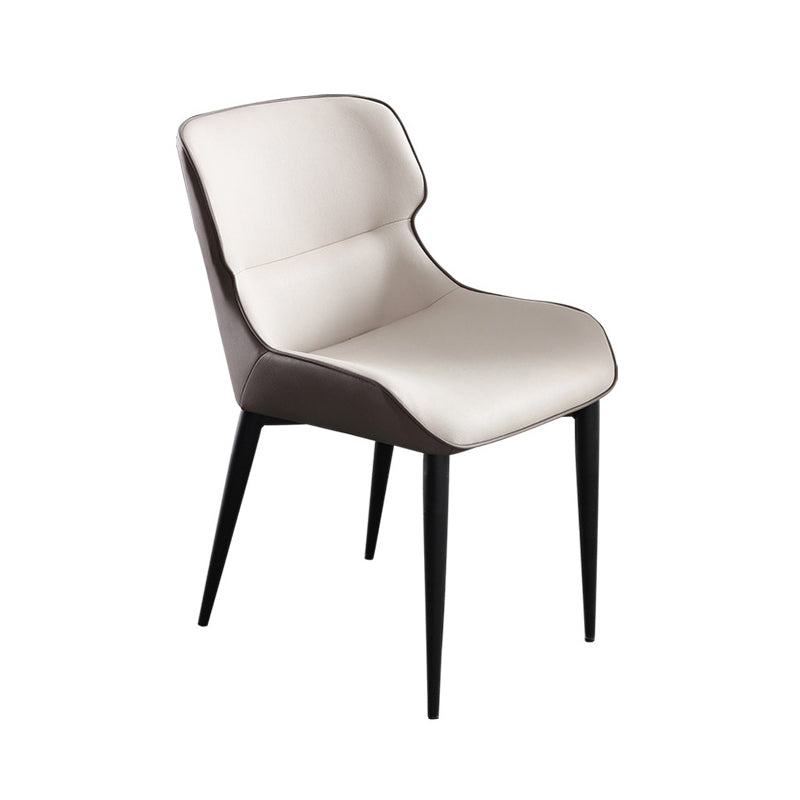 Silla tapizada con respaldo industrial interior del comedor del metal de la silla del brazo