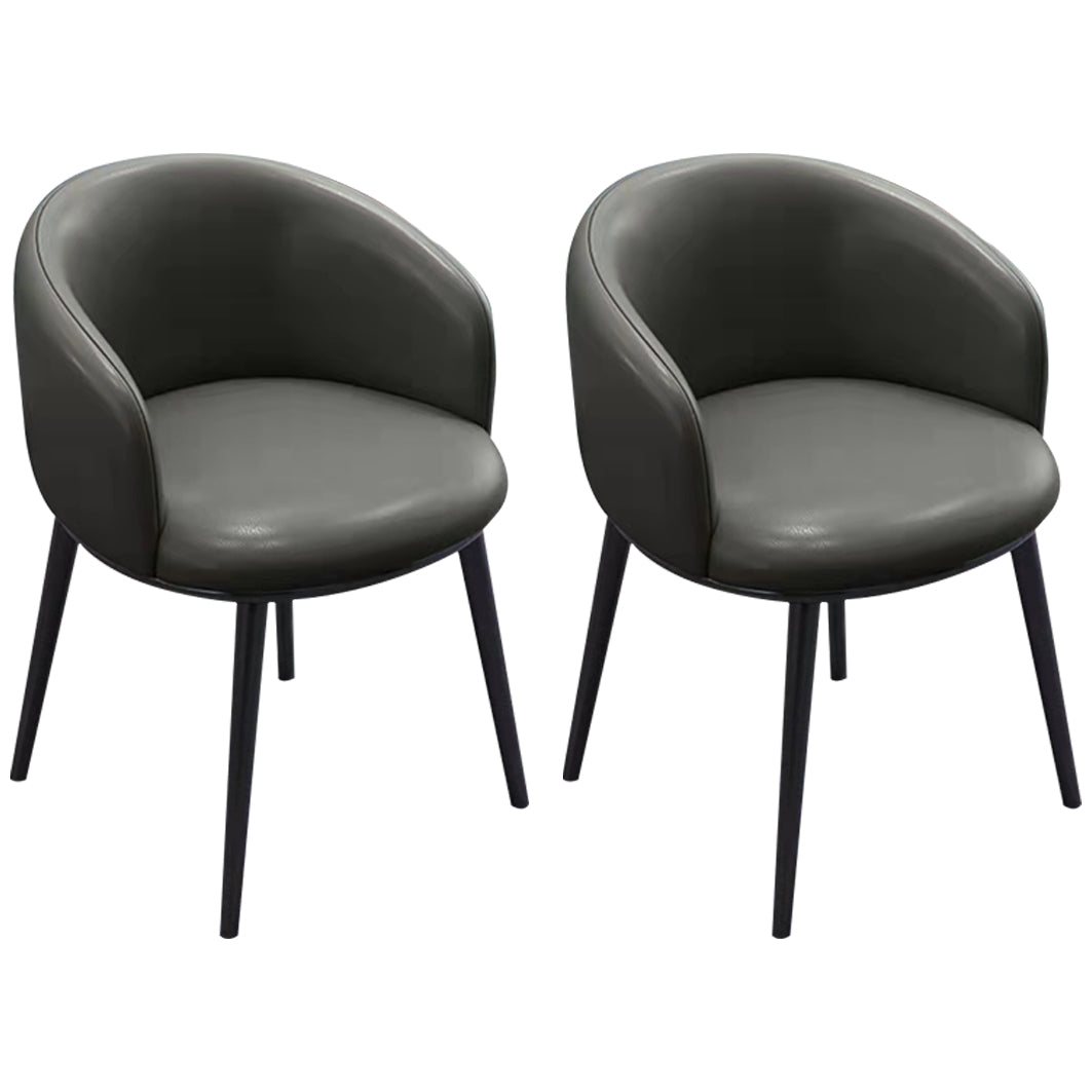 Sillas de comedor tapizadas de estilo escandinavo, silla con respaldo sólido para el hogar