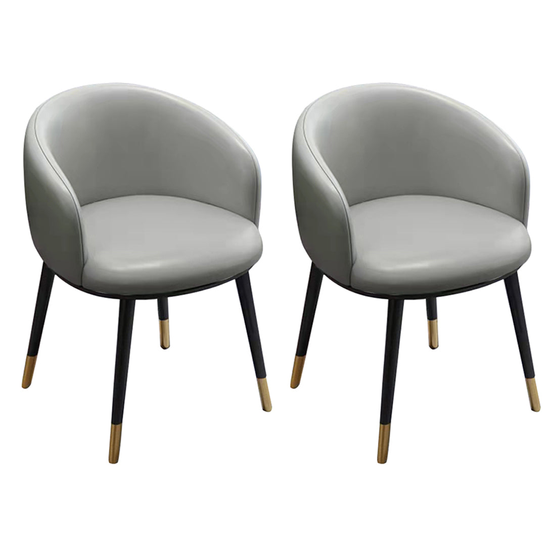 Sillas de comedor tapizadas de estilo escandinavo, silla con respaldo sólido para el hogar