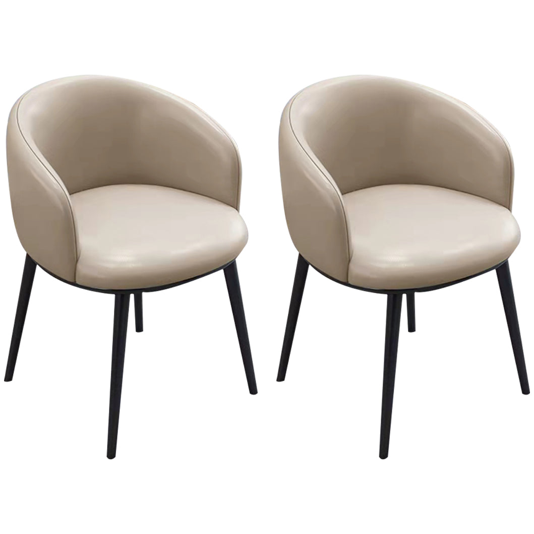 Sillas de comedor tapizadas de estilo escandinavo, silla con respaldo sólido para el hogar