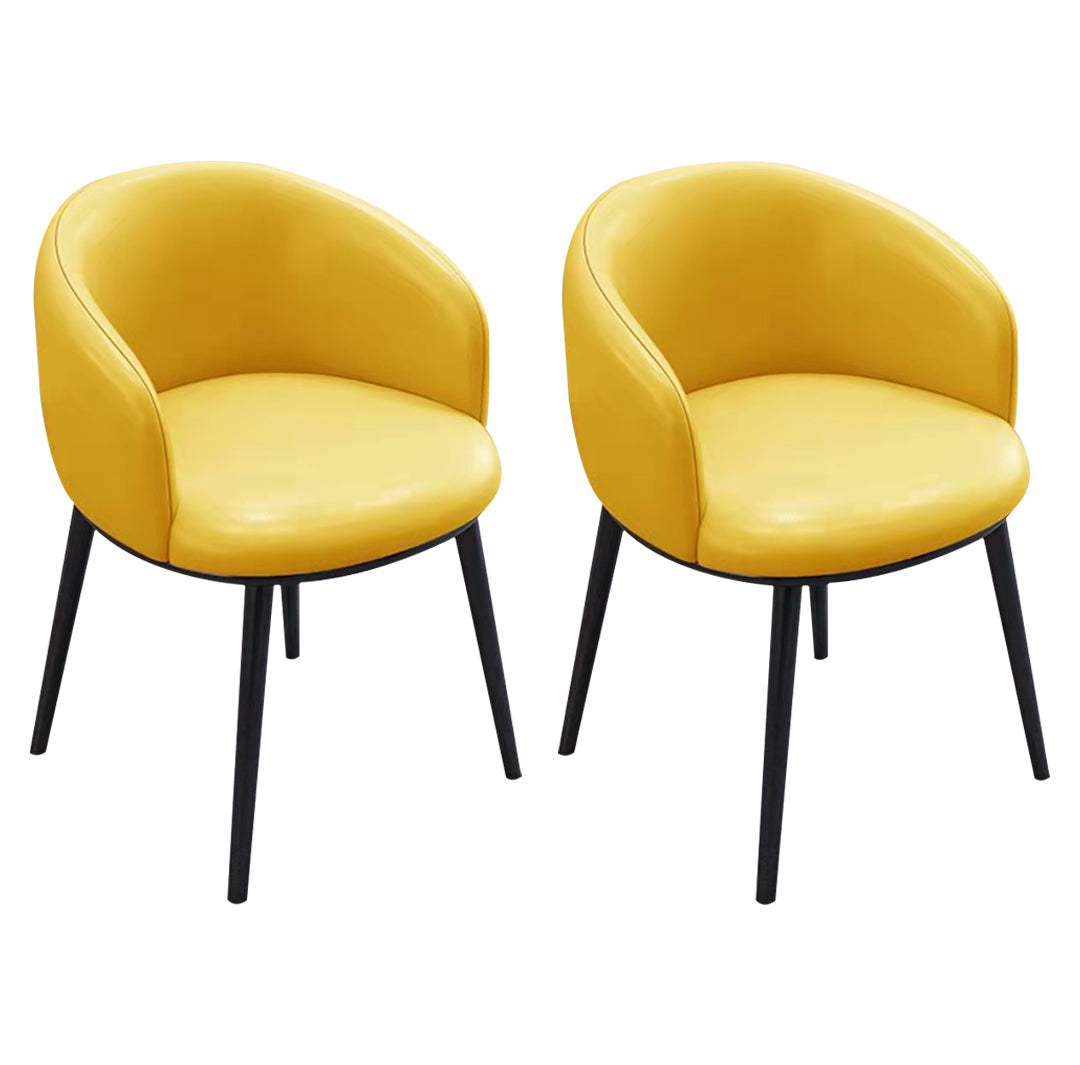 Sillas de comedor tapizadas de estilo escandinavo, silla con respaldo sólido para el hogar