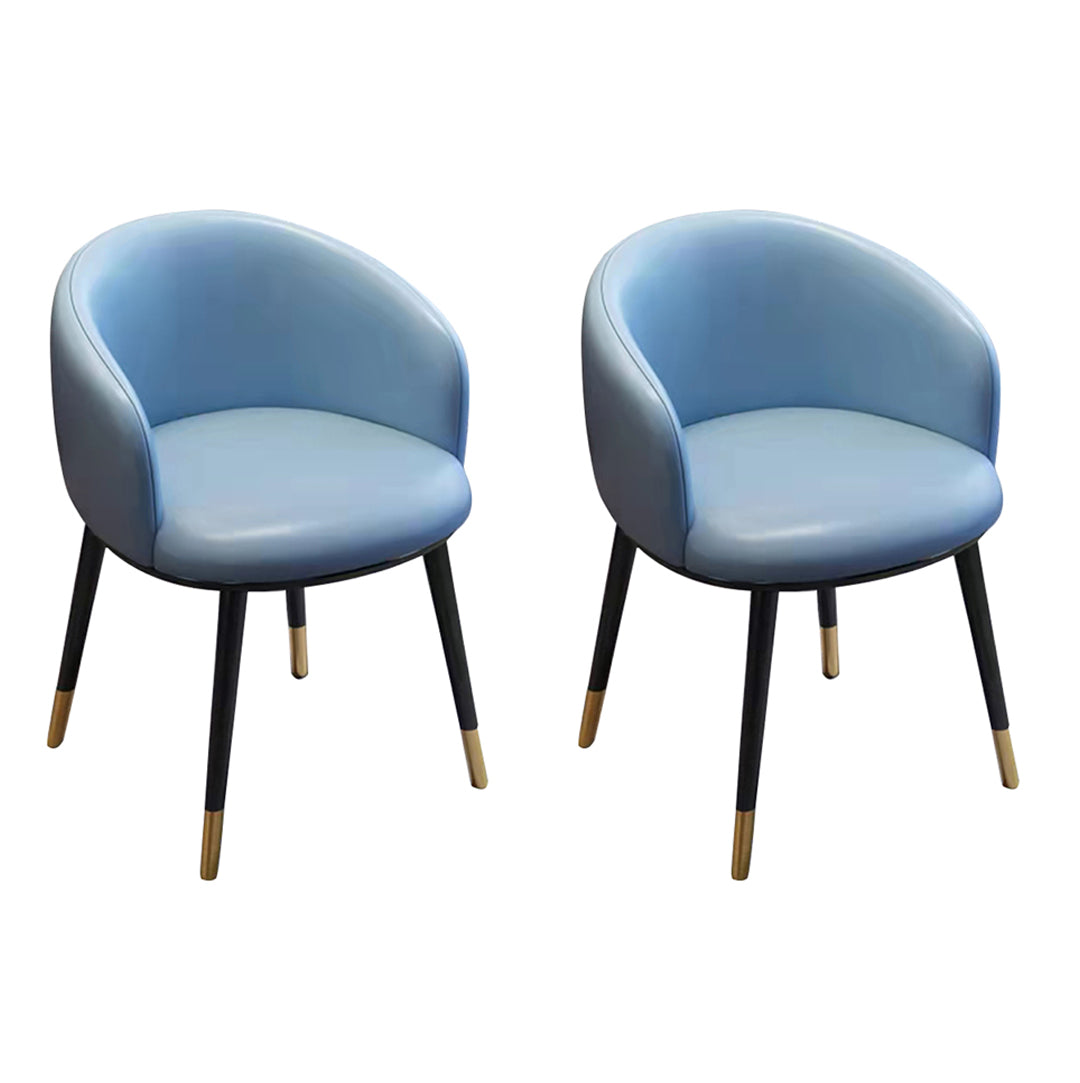 Sillas de comedor tapizadas de estilo escandinavo, silla con respaldo sólido para el hogar