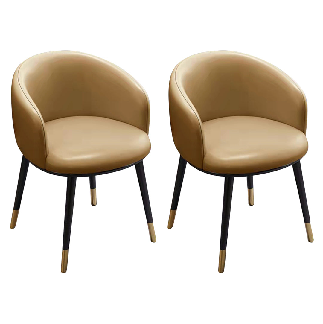 Sillas de comedor tapizadas de estilo escandinavo, silla con respaldo sólido para el hogar