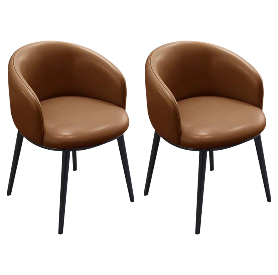 Sillas de comedor tapizadas de estilo escandinavo, silla con respaldo sólido para el hogar