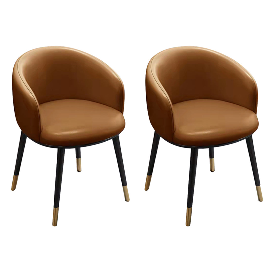 Sillas de comedor tapizadas de estilo escandinavo, silla con respaldo sólido para el hogar