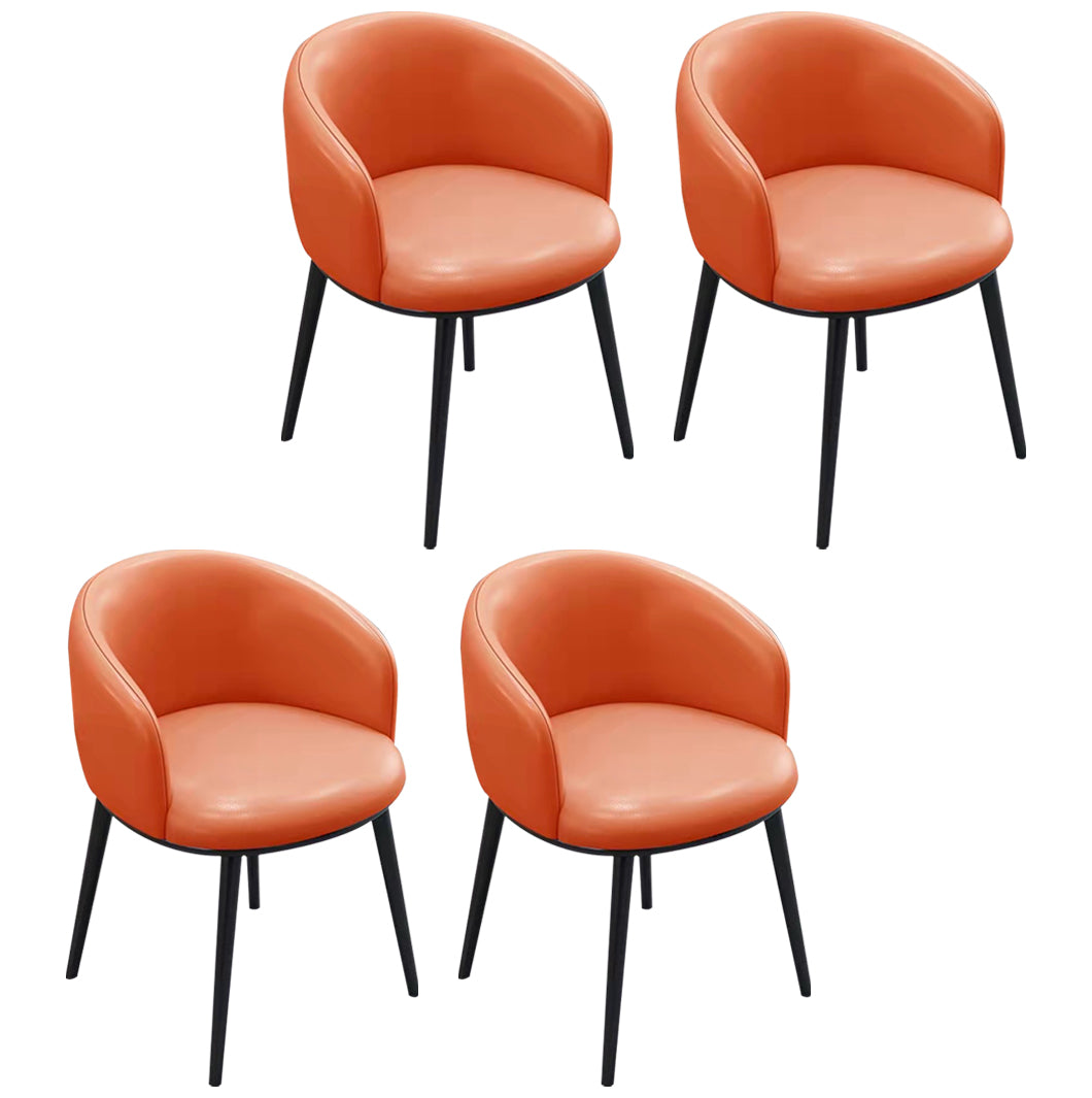 Sillas de comedor tapizadas de estilo escandinavo, silla con respaldo sólido para el hogar