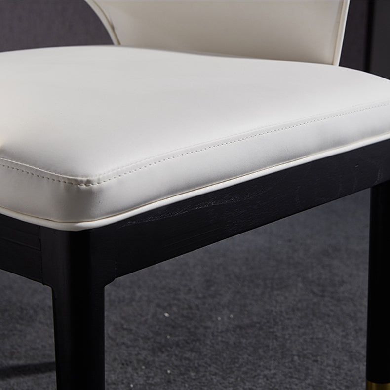 Sillas de comedor de madera Glam, sillones de comedor de cuero para uso en restaurantes