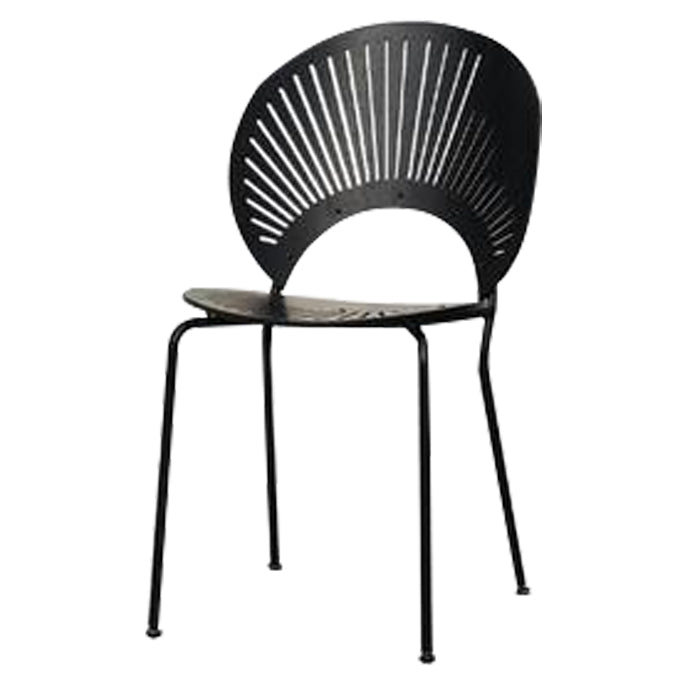 Chaise de salle à manger de style contemporain Chaises de cuisine sans accoudoirs avec pieds en métal