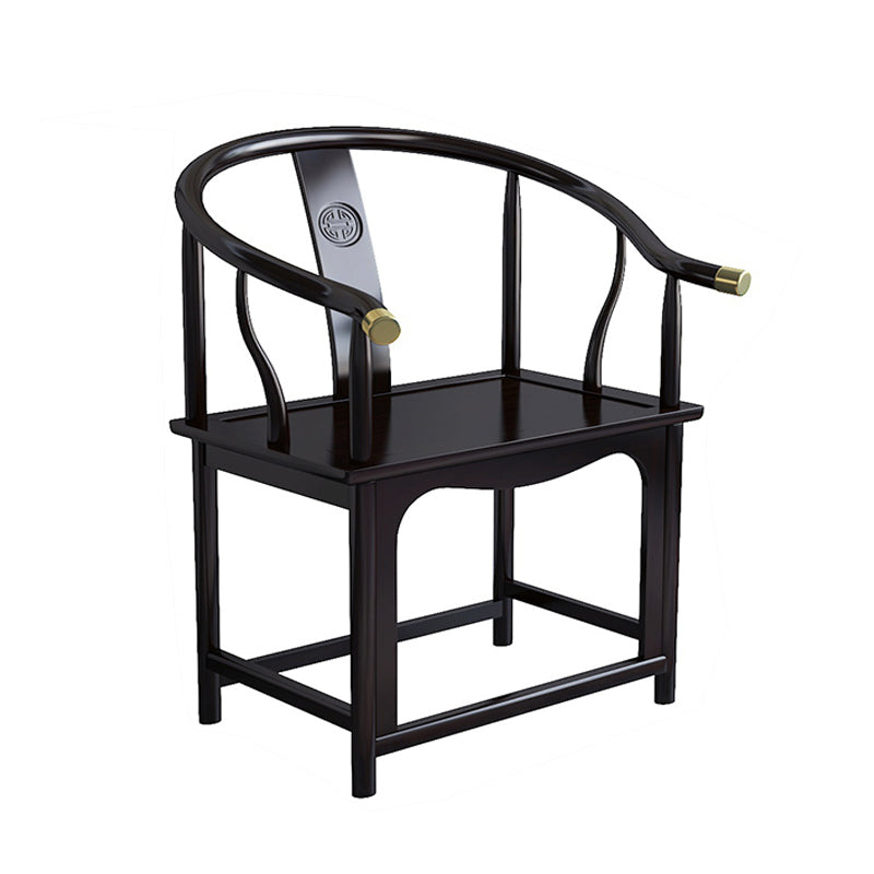 Chaise de salle à manger en bois moderne, fauteuil arrière Windsor pour utilisation au restaurant