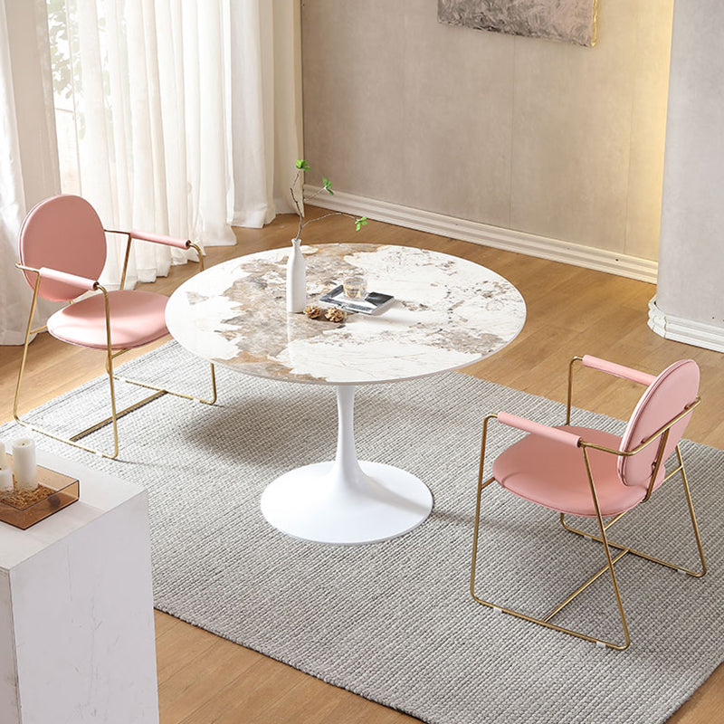 Ronde tulp Base Dinette Table Simplicity Style Dining Site Table voor binnen