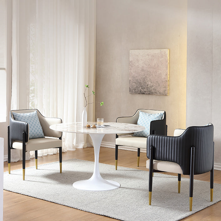 Ronde tulp Base Dinette Table Simplicity Style Dining Site Table voor binnen