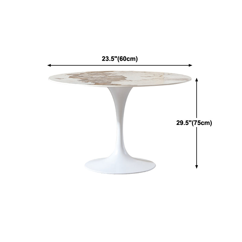Ronde tulp Base Dinette Table Simplicity Style Dining Site Table voor binnen