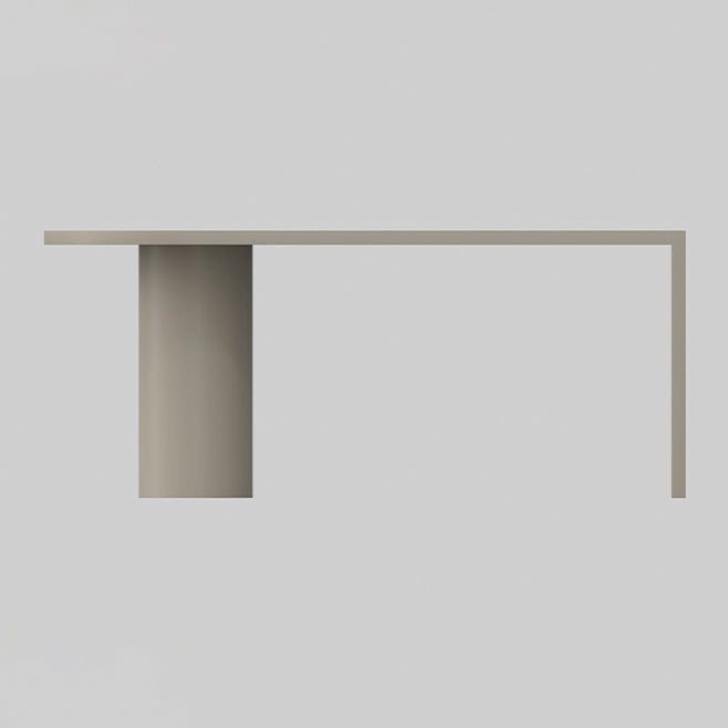 Solid Wood Contemporary Free Form Dining Table Pine Wood Table for Dining Room