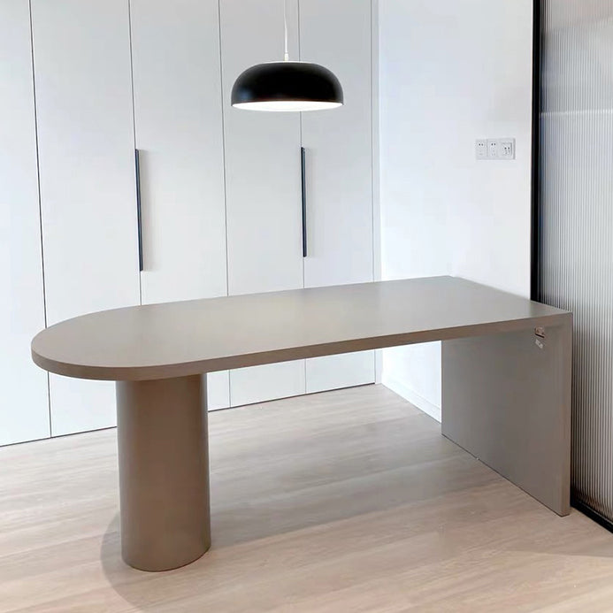 Solid Wood Contemporary Free Form Dining Table Pine Wood Table for Dining Room