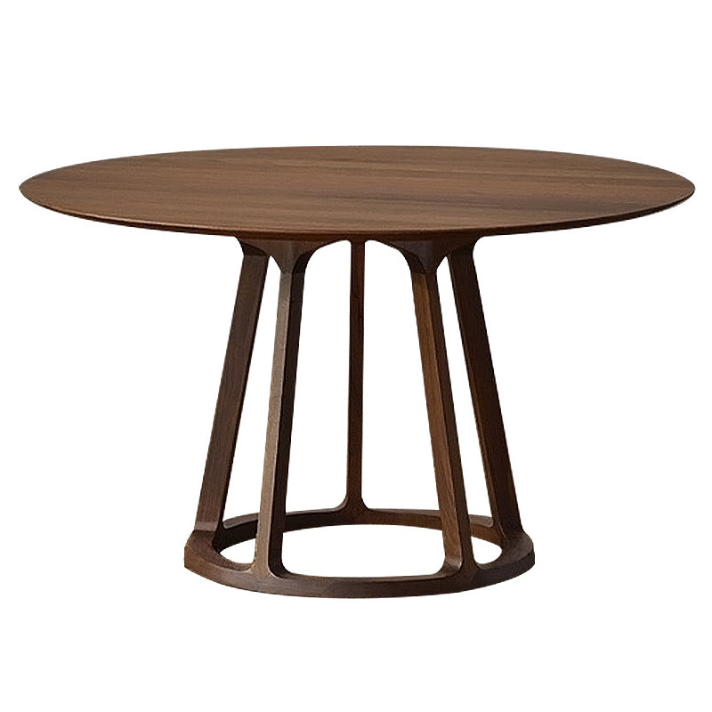 Pine Solid Wood Dining Table Modern Solid Wood Pedestal Dining Table