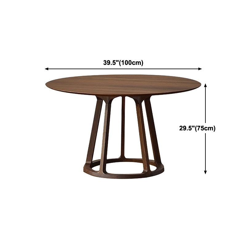 Pine Solid Wood Dining Table Modern Solid Wood Pedestal Dining Table