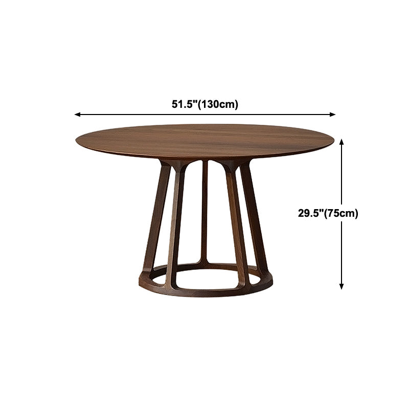 Pine Solid Wood Dining Table Modern Solid Wood Pedestal Dining Table