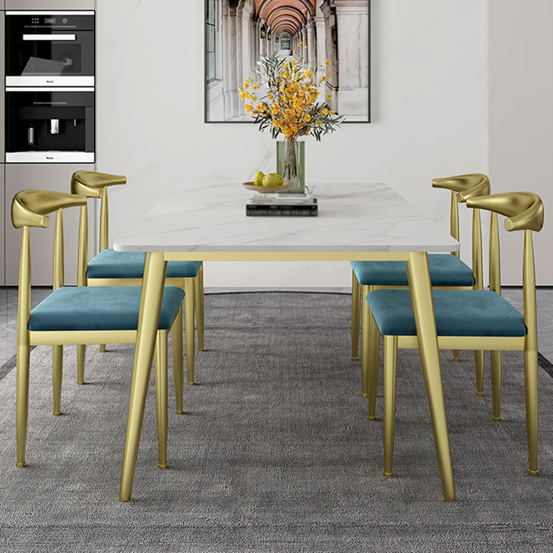 Modern 1/4/5/7 Pieces Dining Set Sintered Stone Top Dining Furniture Set /Separate Items