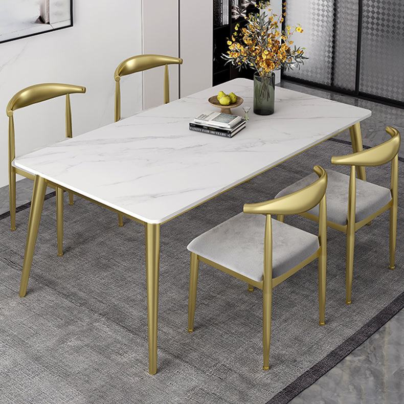 Modern 1/4/5/7 Pieces Dining Set Sintered Stone Top Dining Furniture Set /Separate Items