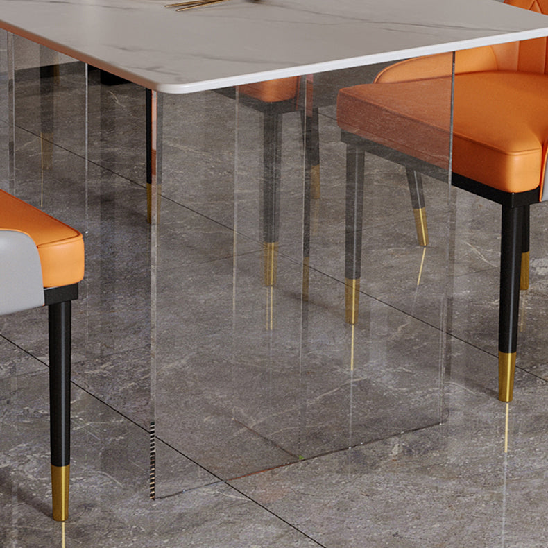 Moderno 1/2/3/5 Piezas Juego de comedor sinterizado Set de muebles de comedor de piedra sinterizada/Artículos separados