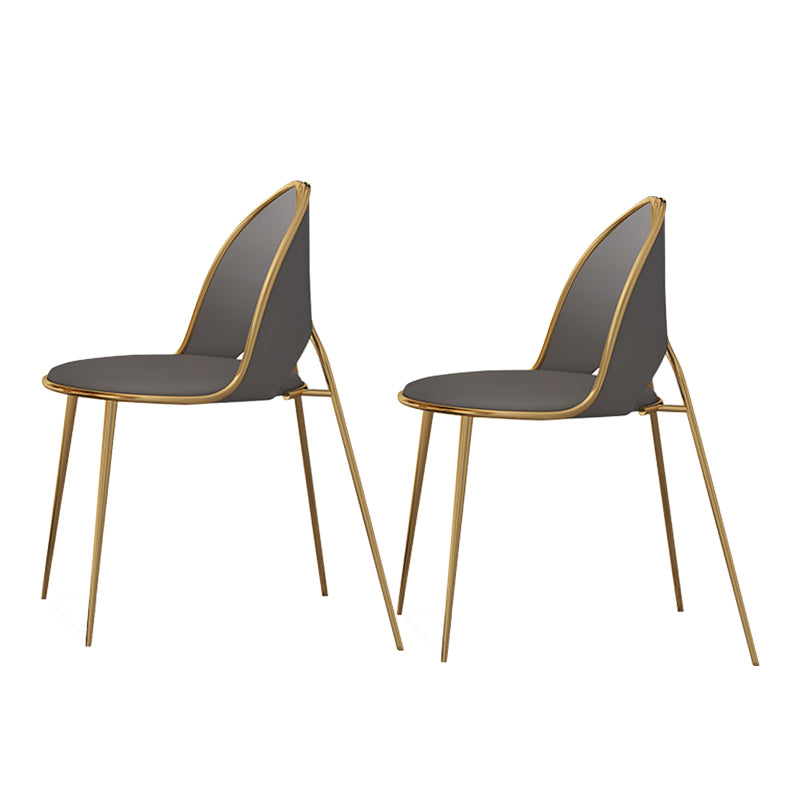 Modern 1/2/5/7 Pieces Dining Set Marble Dining Table with Leather Chairs