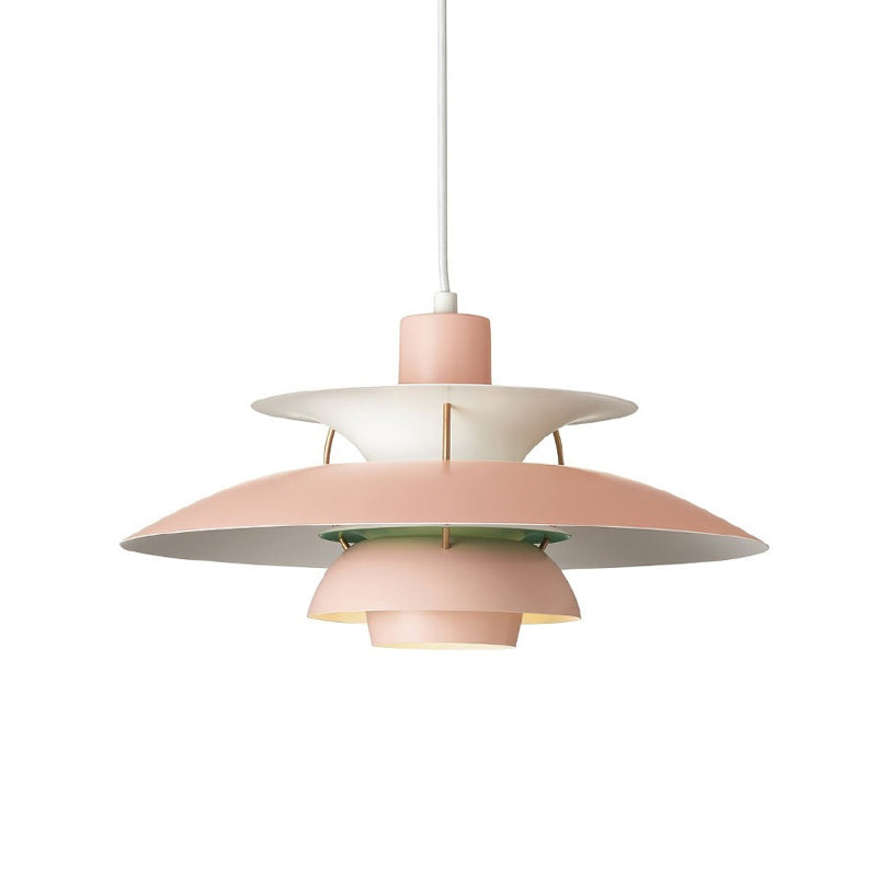 Éclairage pendentif en couches nordiques Métal 1