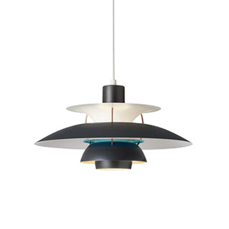 Éclairage pendentif en couches nordiques Métal 1