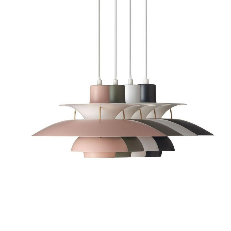 Éclairage pendentif en couches nordiques Métal 1